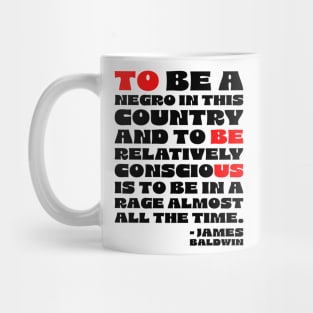 James Baldwin Quote Mug